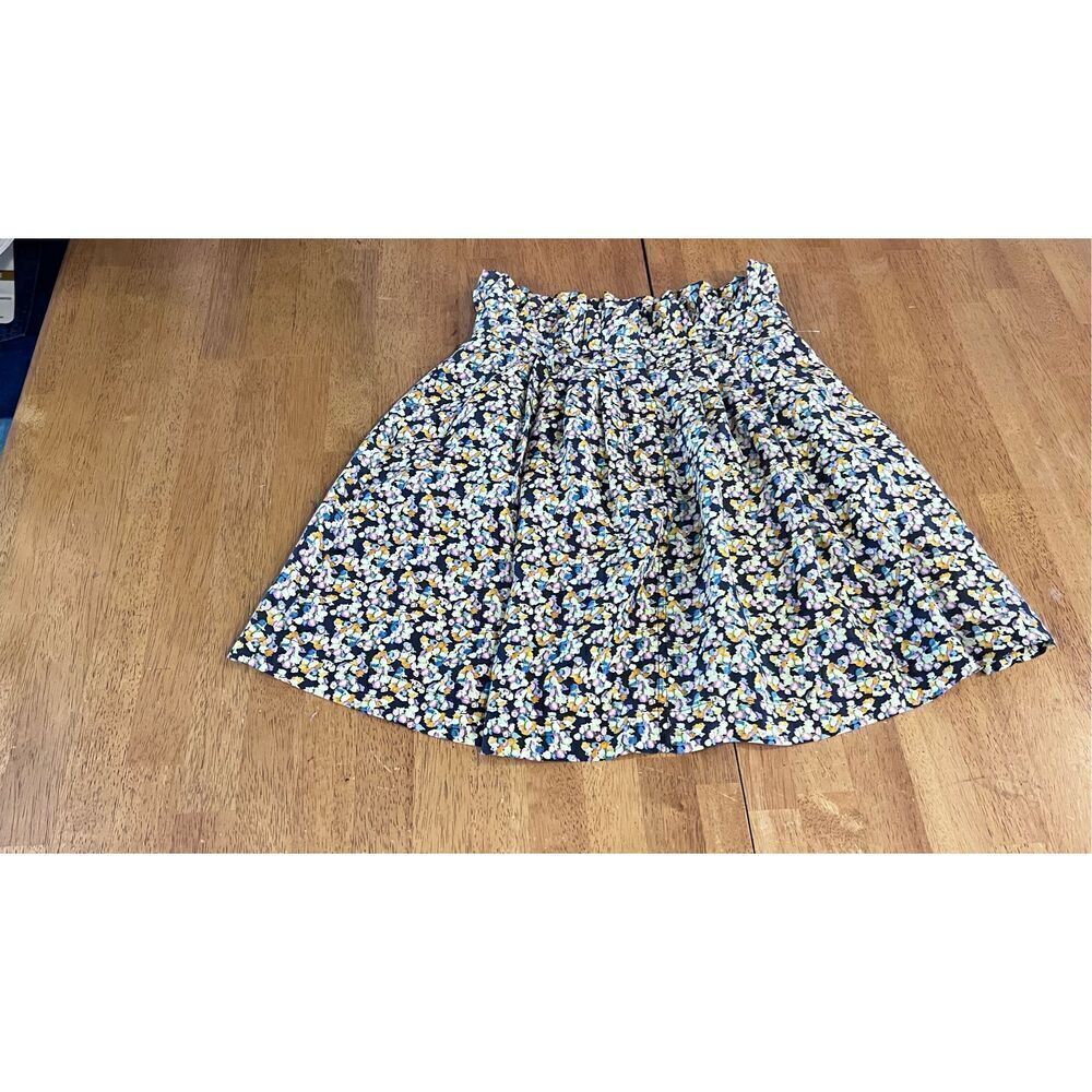 ELIZABETH & JAMES SHORT FLORAL SILK SKIRT WOMENS SZ 0/2